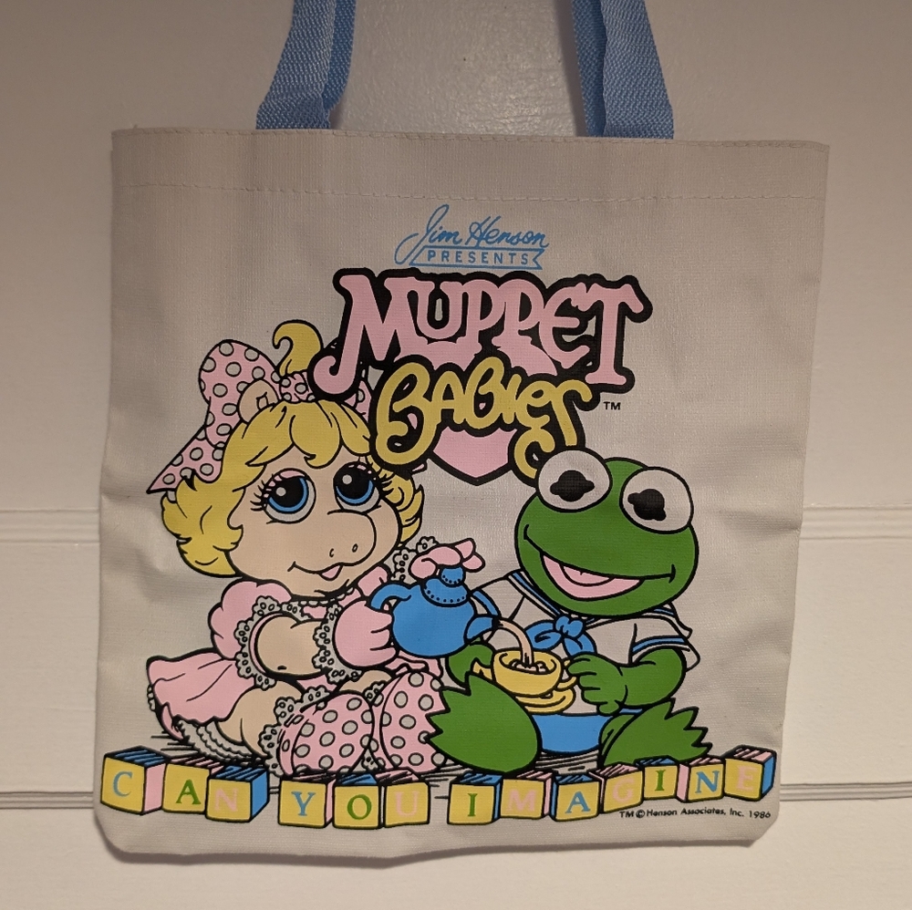 Muppet Babies Kids Tote Bag - Pink and Blue